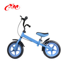 12 polegadas sem pedal de aço vermelho criança / chirldren equilíbrio bicicleta / bicicleta com pneu EVA